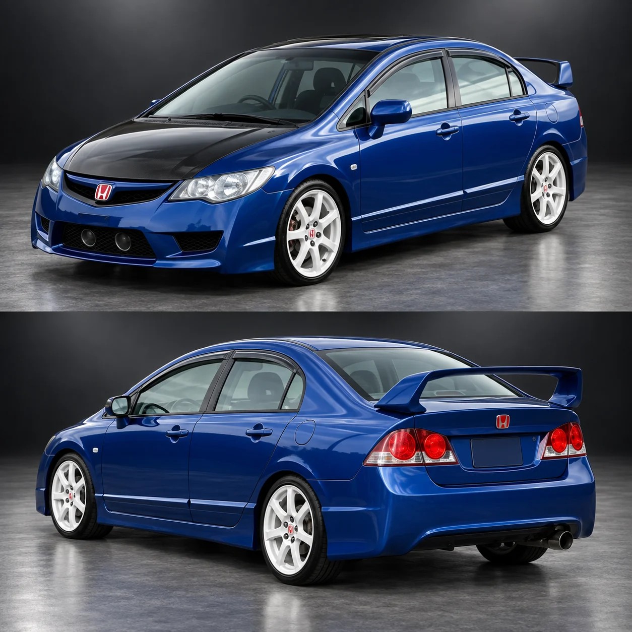 Комплект обвеса Civic Type R FD2, 8-е поколение